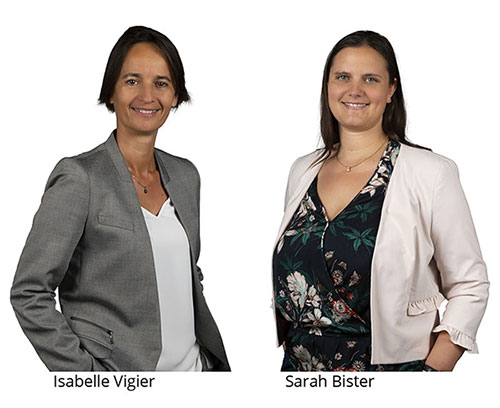 Isabelle Vigier et Sarah Bister Isabelle Vigier et Sarah Bister