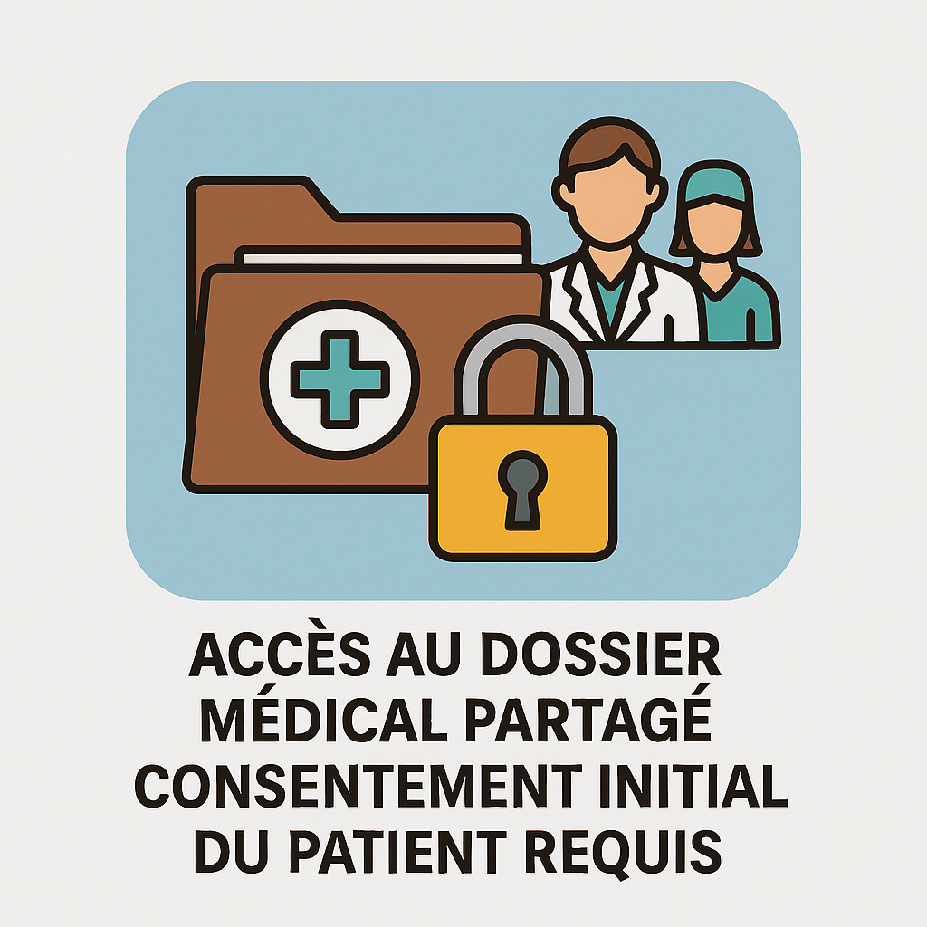 Le Conseil d’État rappelle que l’accès au DMP nécessite le consentement initial du patient.
